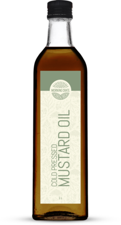 cold pressed mustard cooking oil